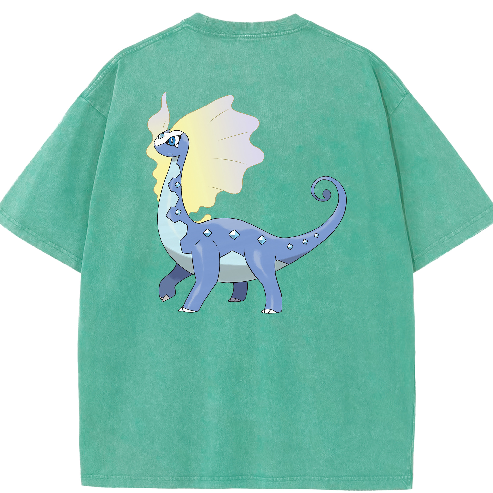 （画像用） ポケットモンスター Pokémon 綿100% ヴィンテージ風 半袖Tシャツ（背面プリント）
